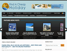Tablet Screenshot of findacheapholiday.co.uk